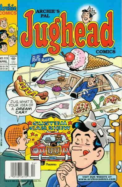 Archie’s Pal Jughead Comics #115 (Newsstand) FN; Archie | save on shipping - det