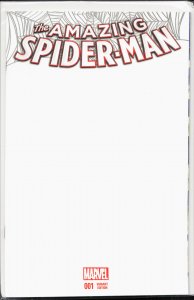 The Amazing Spider-Man #1 Blank Cover (2015) Spider-Man