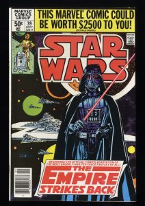 Star Wars #39 VF- 7.5 Darth Vader Empire Strikes Back!