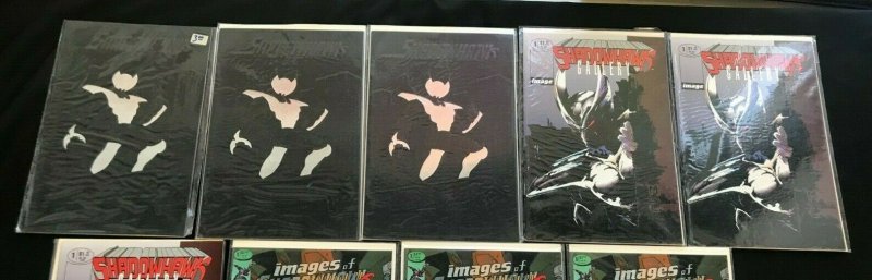 SHADEHAWK 9PC LOT (VF) 31'S!! GALLERY!! SHADOWHAWK 2!! 1994