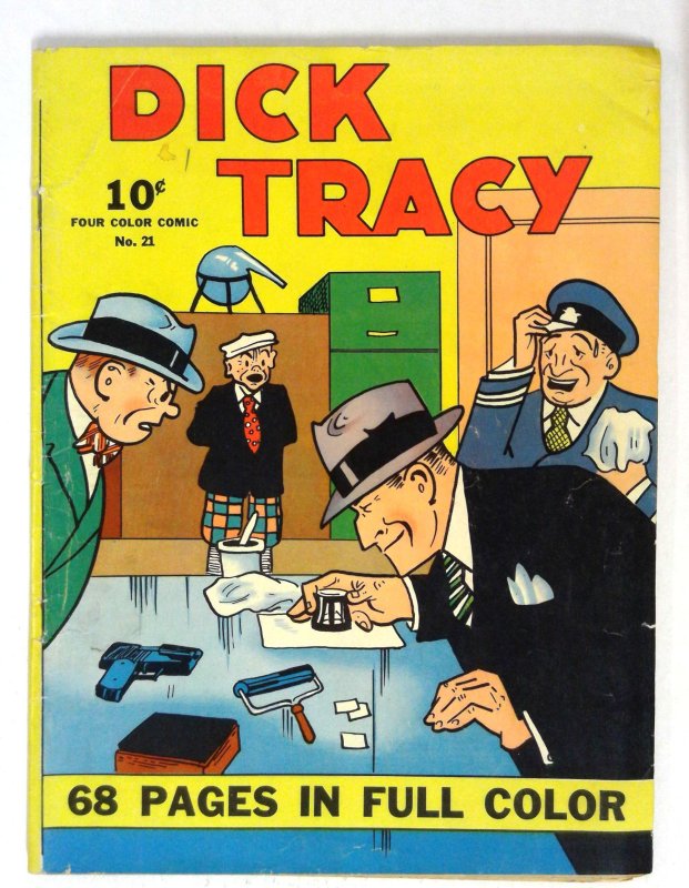 Four Color #21 (1942) Dick Tracy comic book Dell VG