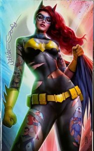 BATMAN #132 NATHAN SZERDY EXCLUSIVE BATGIRL TATTED VIRGIN VARIANT SIGNED W/COA