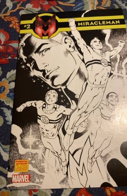 Miracleman #2 Alan Davis rare Black and White Cover (2014)