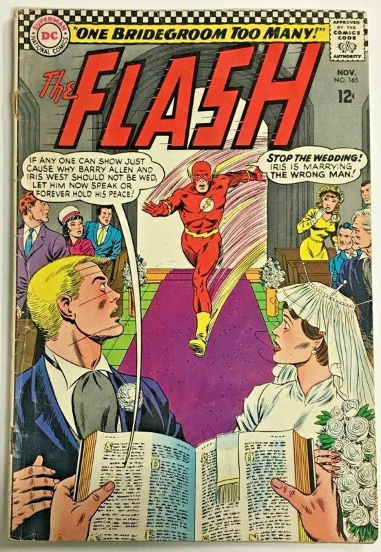 FLASH#165 GD/VG 1966 DC SILVER AGE COMICS