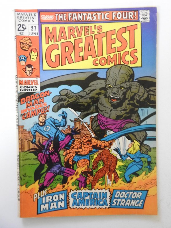 Marvel's Greatest Comics #27 (1970) VG+ Condition!