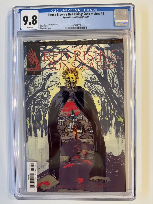 Red Rising Sons Of Ares 2 CGC 9.8 - Only 1 CGC Consensus Dynamite Pierce Brown