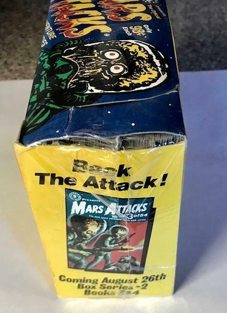 MARS ATTACKS FACTORY SEALED BOX -SERIES 1 &2 MINI COMIC BOOKS-25 EACH-SCARCE!!