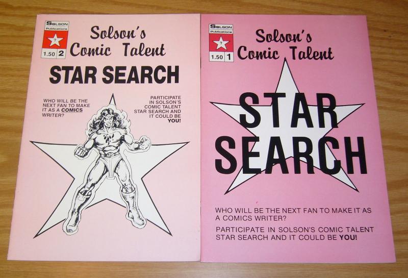 Solson's Comic Talent Star Search #1-2 VF/NM complete series - 1986 set lot