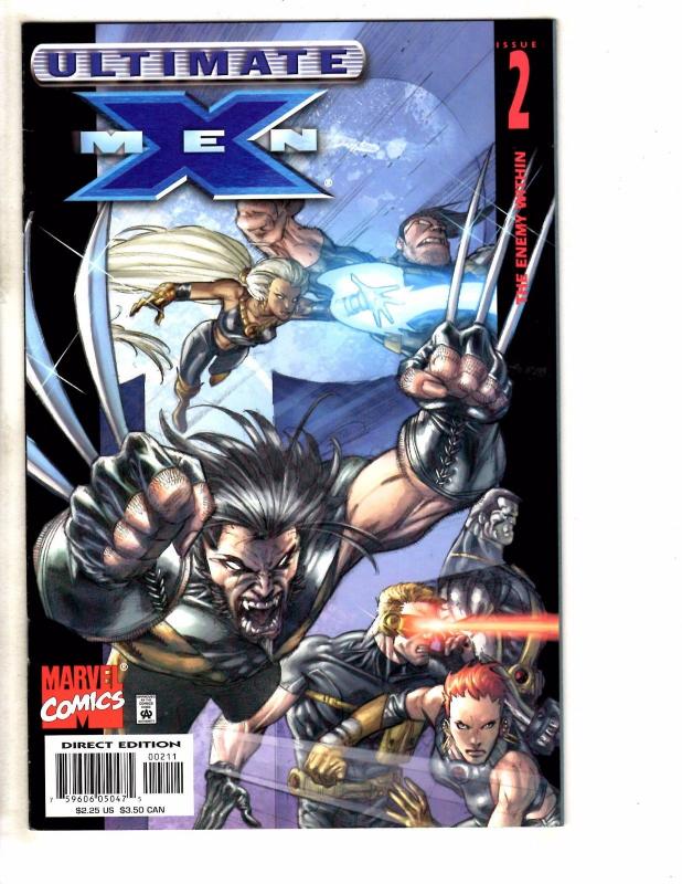 Lot Of 9 Ultimate X-Men Marvel Comic Books # 1 2 3 4 5 6 7 8 9 Wolverine GM13