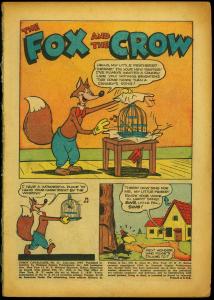Comic Cavalcade #33 1949- Funny Animals- Fox & Crow- Bargain copy