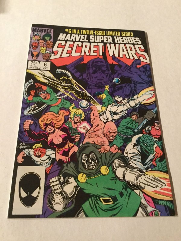 Marvel Super Heroes Secret Wars 6 Vf Very Fine 8.0 Marvel Comics