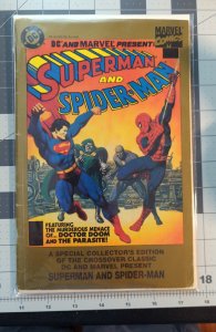 Superman and Spider-Man (1996) cover partially detached