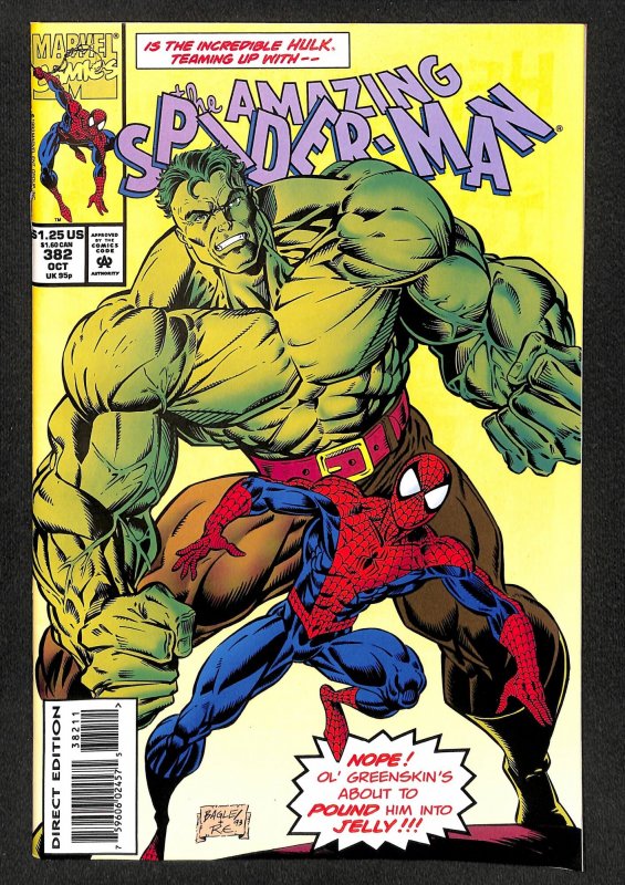 Amazing Spider-Man #382 Incredible Hulk!