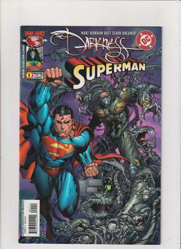 Darkness/Superman #1 VF+ 8.5 DC/Image Comics 2005 Marc Silvestri Top Cow