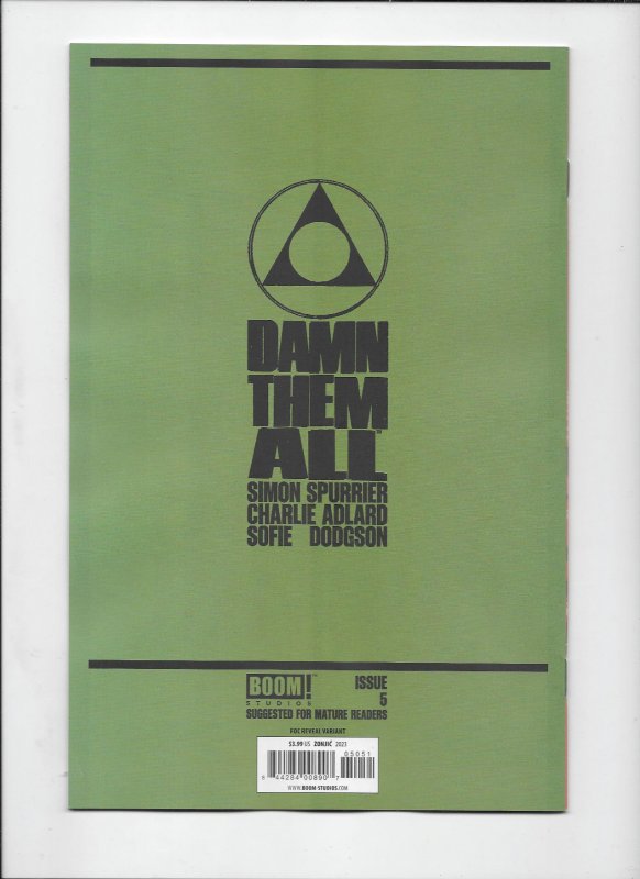Damn Them All #5 Boom! Studios 2023 Tonci Zonjic 