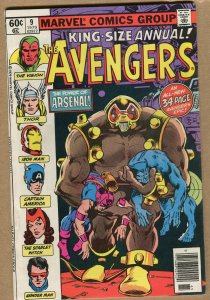 Avengers Annual #9 - Power of Arsenal - 1979 (Grade 7.5/8.0) WH
