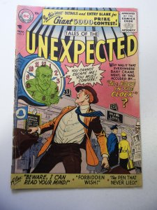 Tales of the Unexpected #7 (1956) GD/VG Condition 1 1/4 cumulative spine split