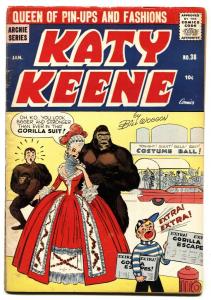 Katy Keene #38 Gorilla menace cvr-Archie-Bill Woggon-pin-ups