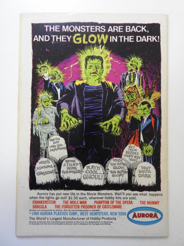 Metal Men #40 (1969) VG Condition Centerfold detached bottom staple