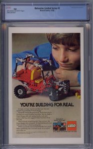 Wolverine Limited Series #3 1982 Marvel Comics CGC 9.8 007