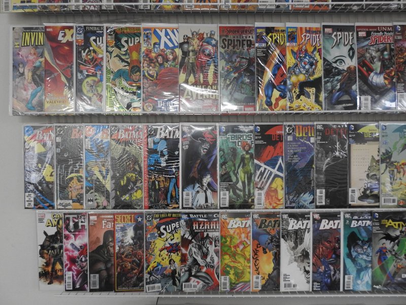 Huge Lot 140+ Comics W/ Batman, Spider-Man, X-Men, +More! Avg VF+ Condition!