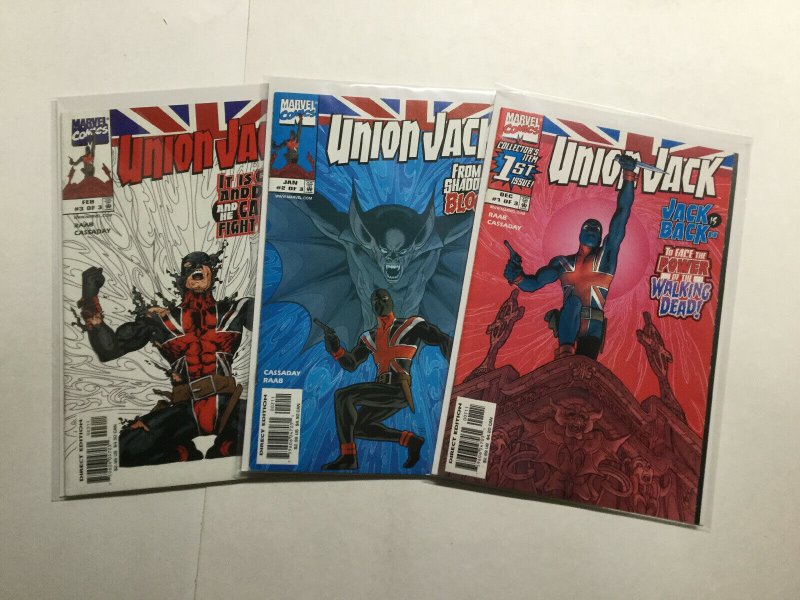 Union Jack 1-3 1 2 3 Lot Run Set Near Mint Nm Marvel