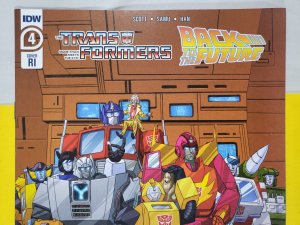 Transformers Back To The Future #4 Dan Schoening 1:10 RI Variant 2021 IDW