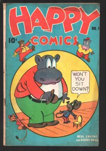 Happy #11  1945 - Nedor  -FN - Comic Book