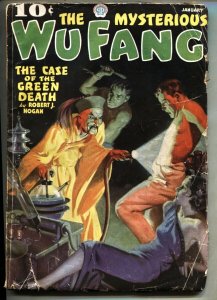 Mysterious Wu Fang Jan 1936-Weird Menace Pulp Magazine-Rare