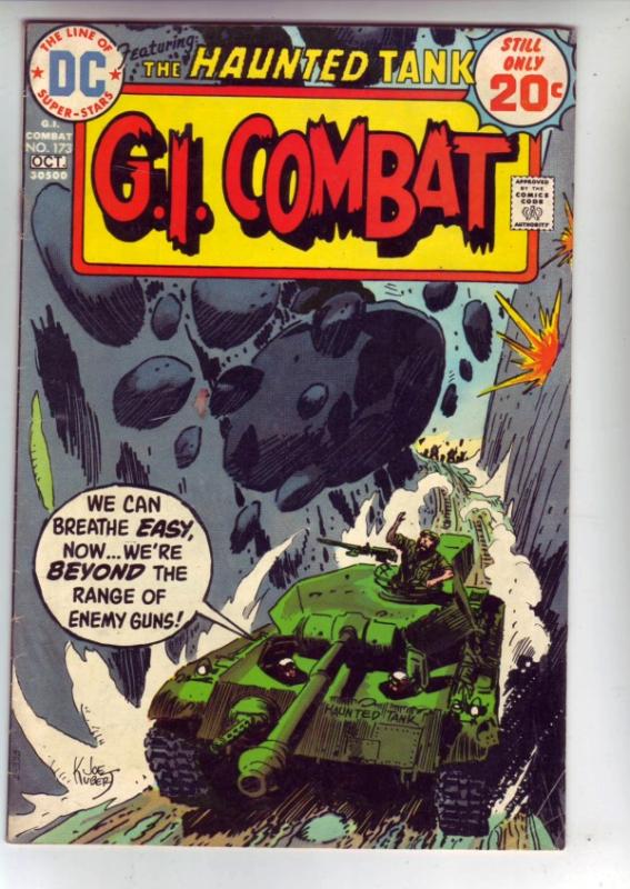 G.I. Combat #173 (Oct-74) VF/NM+ High-Grade The Haunted Tank