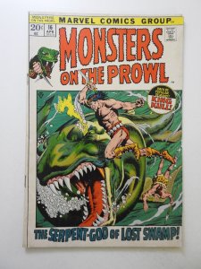 Monsters on the Prowl #16 (1972) VG- Condition moisture damage