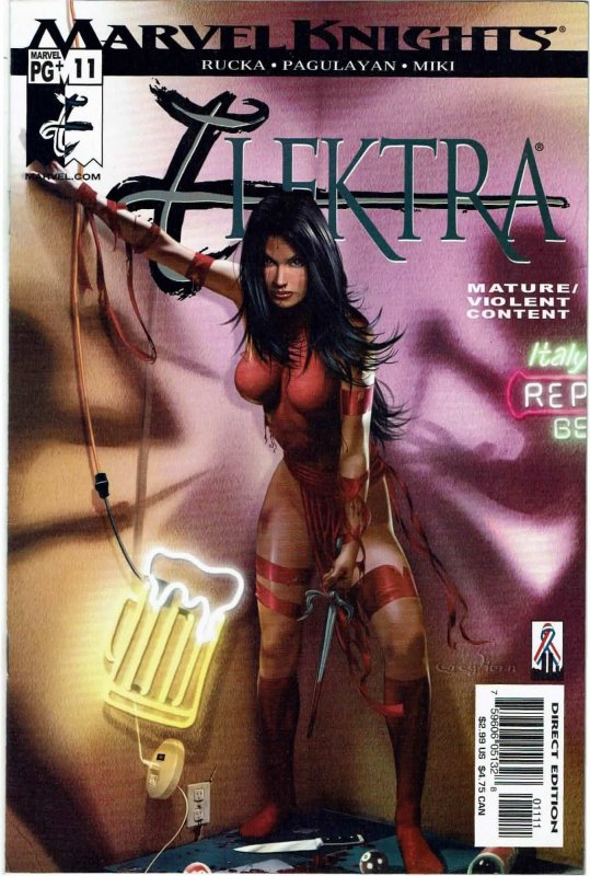 Elektra #11 (2001 v3) Greg Rucka Carlo Pagulayan NM