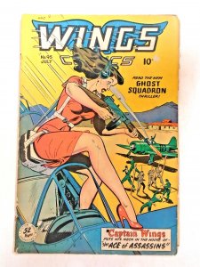 Wings Comics (Fiction House) #95vg Celardo, Centerfold Loose