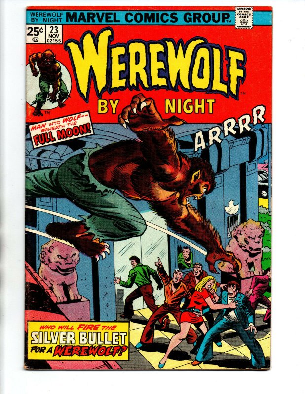 Werewolf by Night #23 - Ploog - Marvel Horror - 1974 - VF