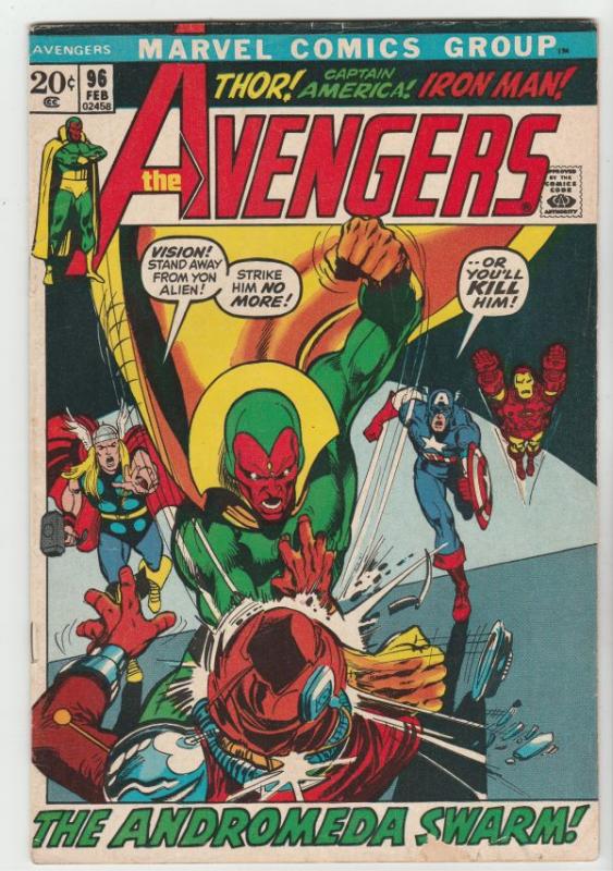 Avengers, The #96 (Feb-72) VG+ Affordable-Grade Avengers