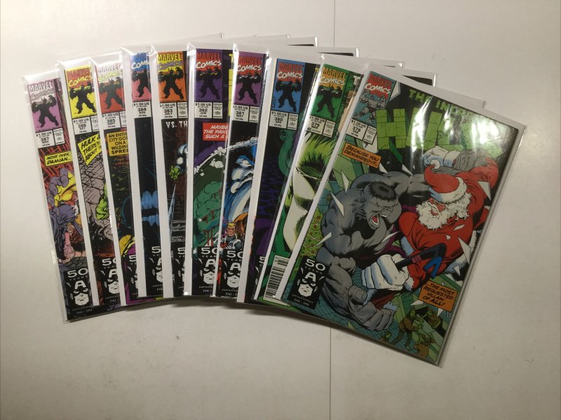 Incredible Hulk 378-390 392 Lot Run Set Near Mint Nm Marvel