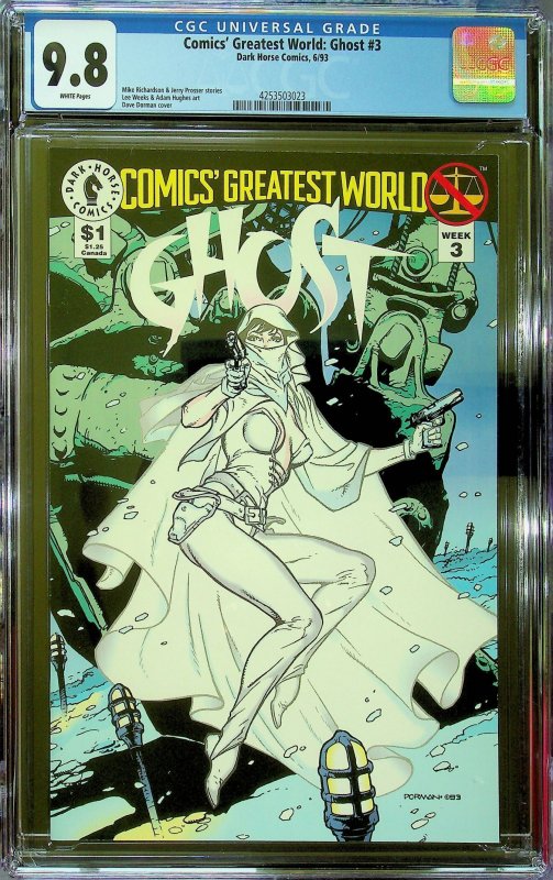 Comics' Greatest World: Arcadia - Ghost #3 (1993) - CGC 9.8 - Cert#42535...