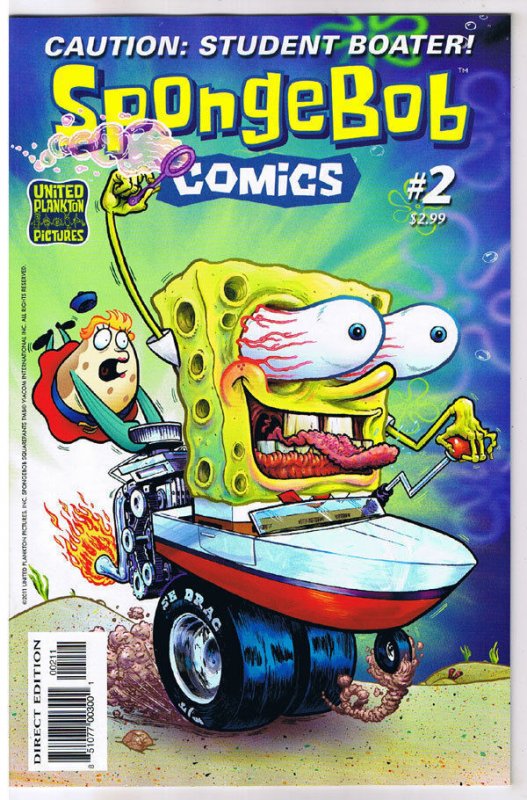 SPONGEBOB #2, NM, Square pants, Bongo, Cartoon comic, 2011, more in store