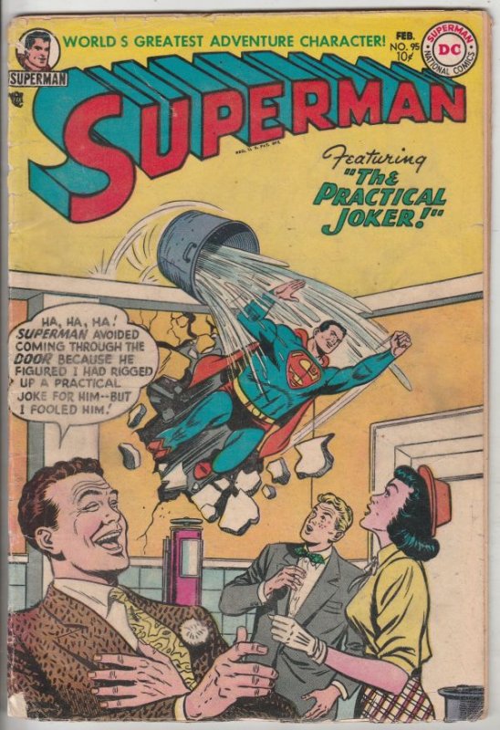 Superman #95 (Feb-55) GD Affordable-Grade Superman