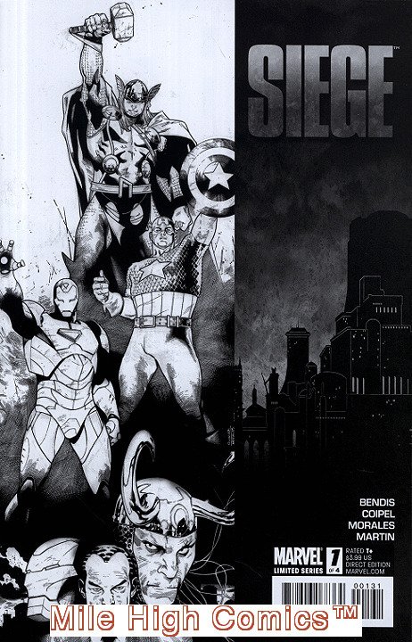 SIEGE (2010 Series)  (MARVEL) #1 SKETCH CV Very Fine Comics Book