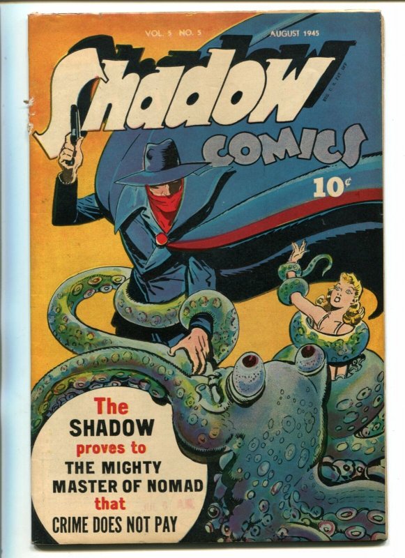 SHADOW VOL 5 #5-1945-STREET & SMITH-NICK CARTER-fn