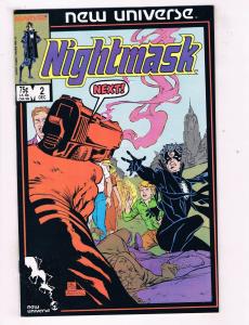 Nightmask #2 VF Marvel Comics New Universe Comic Book Dec 1986 DE40 AD14
