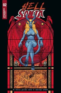 HELL SONJA #2 FOC BROXTON RISQUE ORIGINAL VARIANT DYNAMITE 2022 EB221