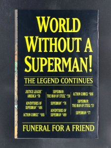 Superman #75 (1993) Fourth Printing, Green Title Text - Death of Superman