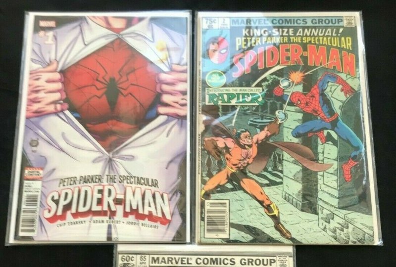 SPIDER-MAN 3PC LOT (VF/NM) ANNUAL!! SPECTACULAR!! 2017