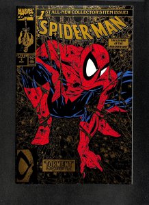 Spider-Man #1 Gold Variant Torment! Todd McFarlane! Silver and Black!