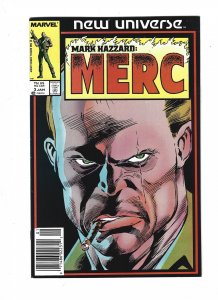 Mark Hazzard: Merc #1 through 5 Newsstand Edition (1986)