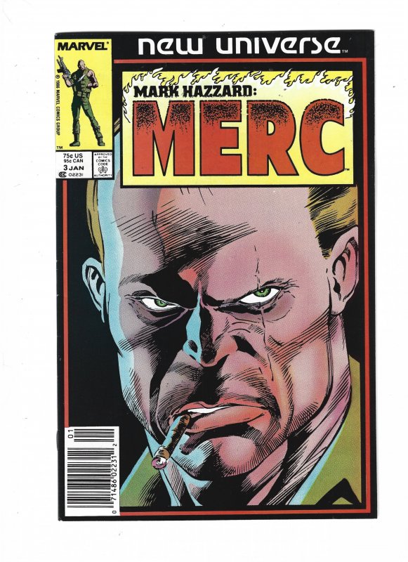 Mark Hazzard: Merc #1 through 5 Newsstand Edition (1986)