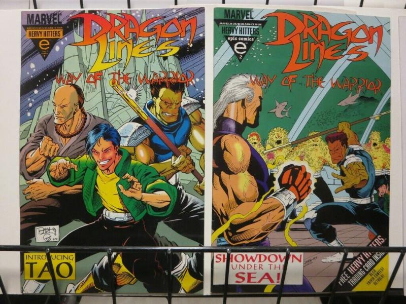 DRAGON LINES:WAY OF THE WARRIOR(EPIC) 1-2THE SET!