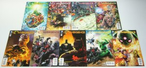 Convergence #0 & 1-8 VF/NM complete series - dc comics set lot - jeff king
